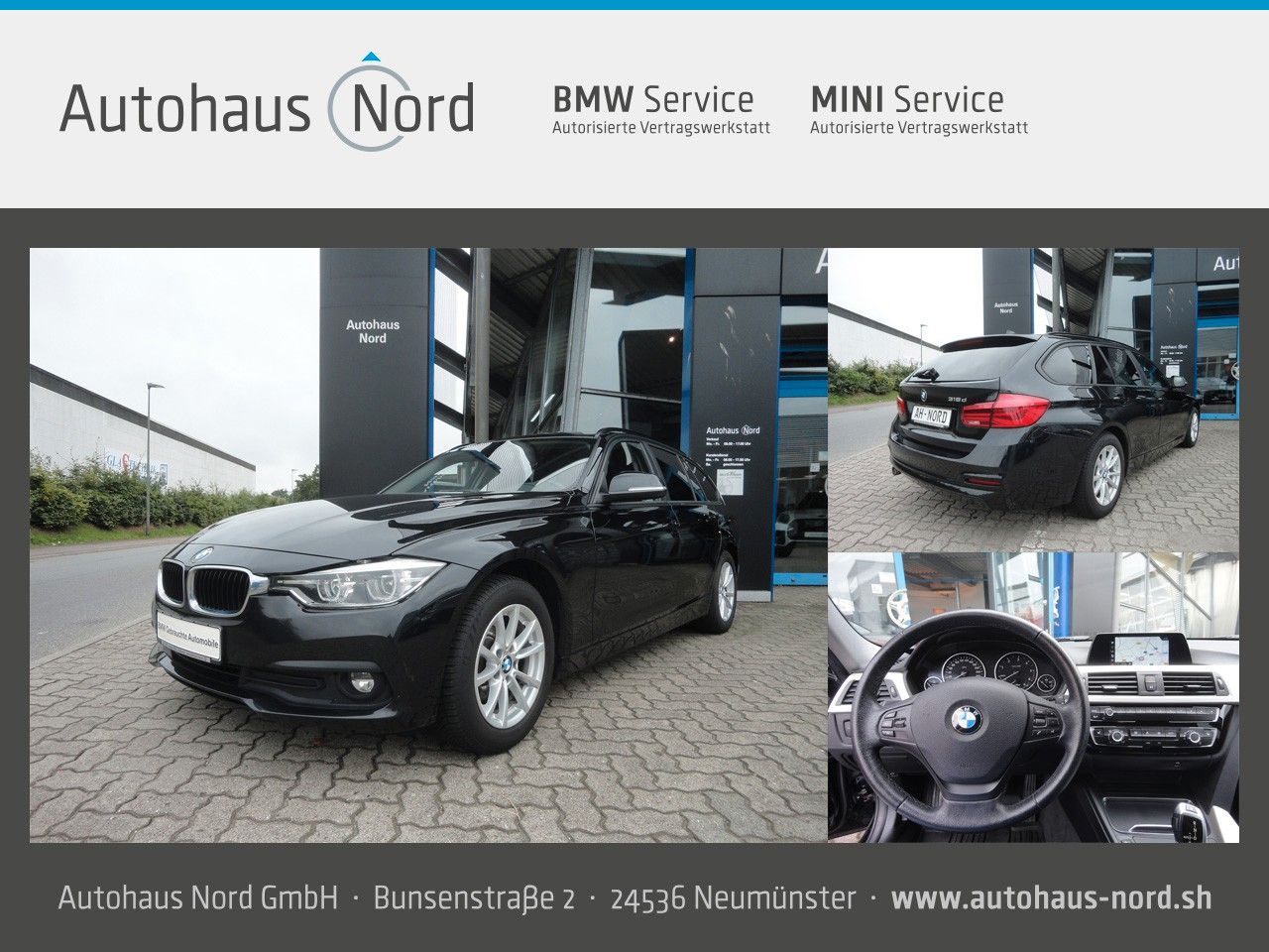BMW 318d Touring Aut.,AHK,Navi,LED,Business P.