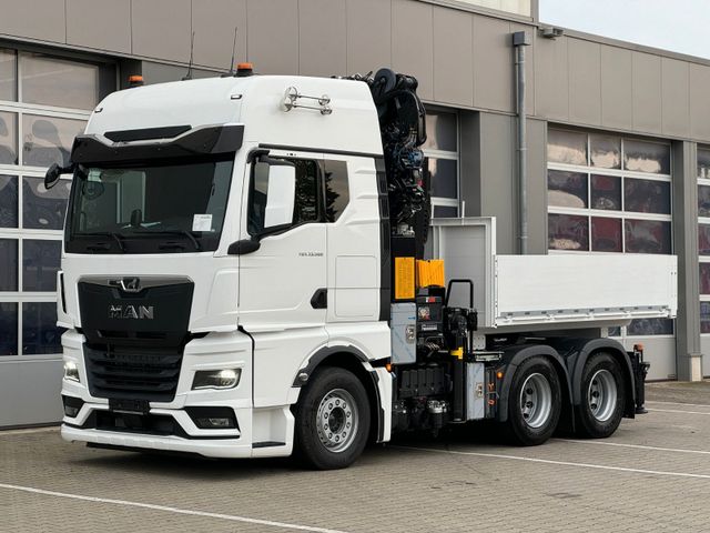 MAN TGX 33.580 SZM + HIAB 358 / Fly JIb / Seilwinde