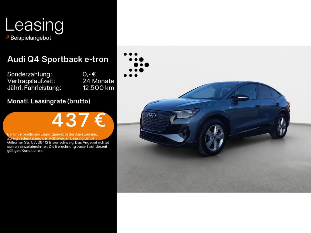 Audi Q4 Sportback 50 e-tron qu. S line 0,25%*Pano*HuD
