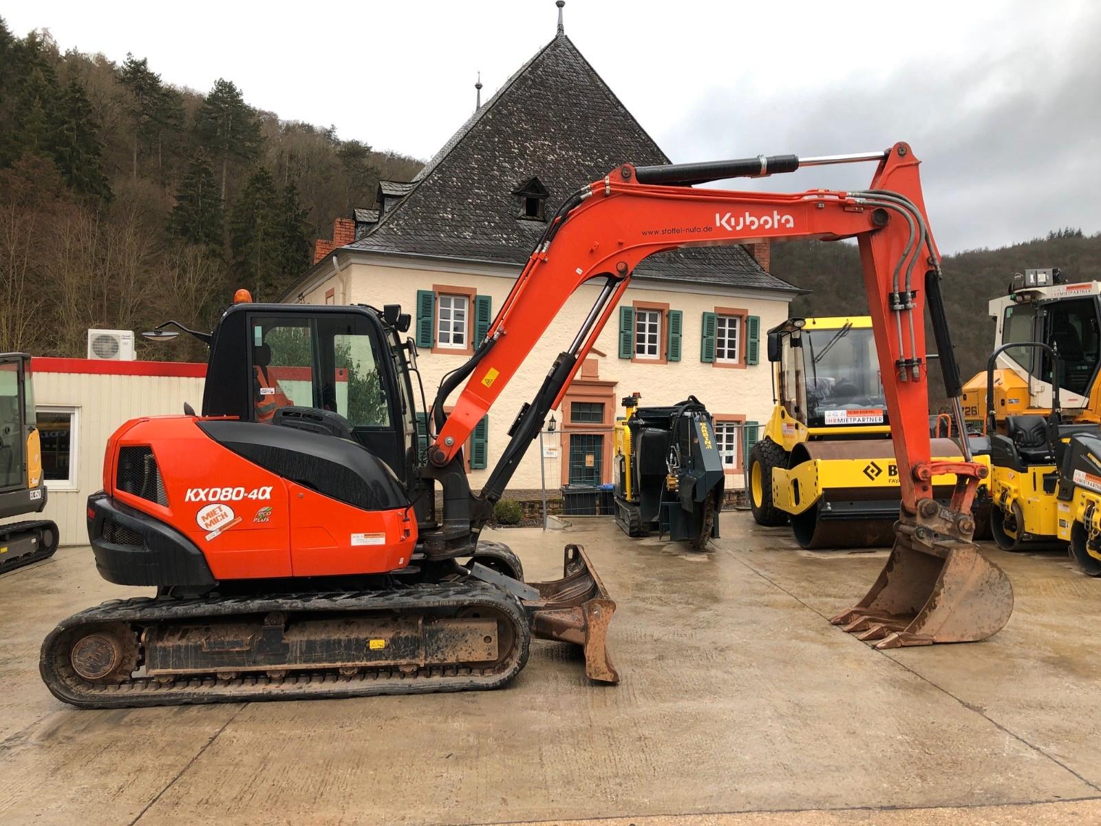 Kubota KX080-4a2 *2021* ab 110 EUR / Tag mieten!*