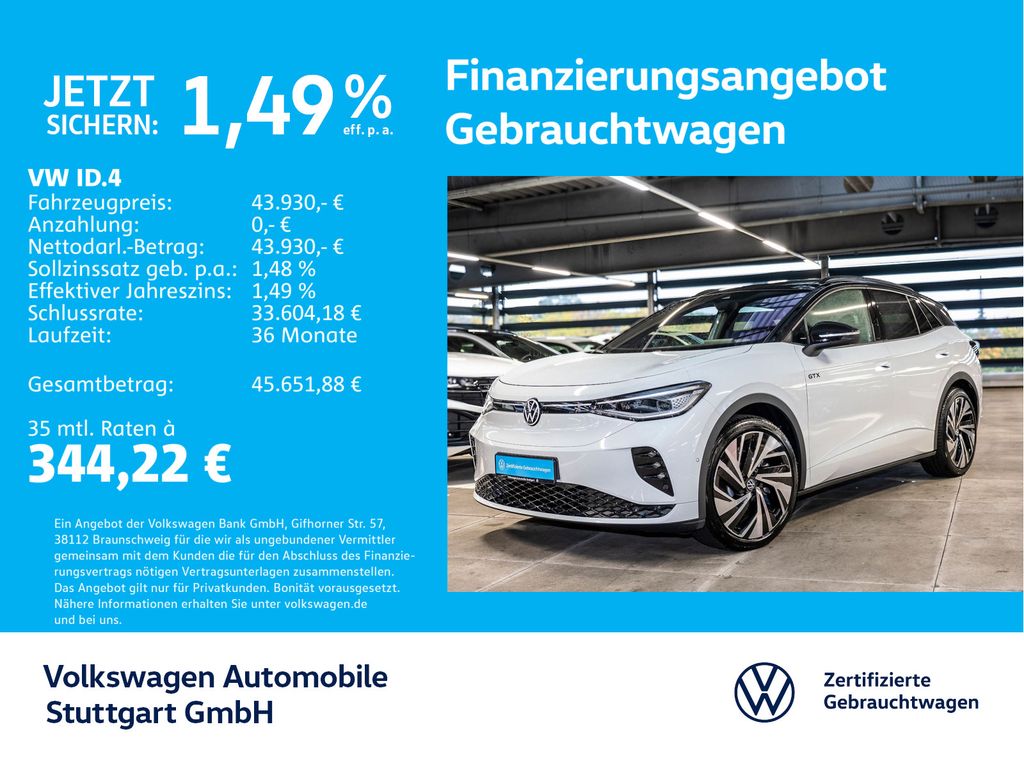ID.4 GTX Navi Kamera Standheizung P-Dach