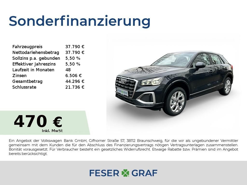 Audi Q2 35 TFSI S tronic Standheiz.+LED+/AZV+/CarPlay
