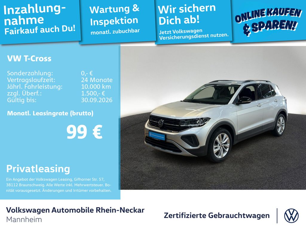 Volkswagen T-Cross Goal 1.0 TSI Navi LED Einparkhilfe UVM