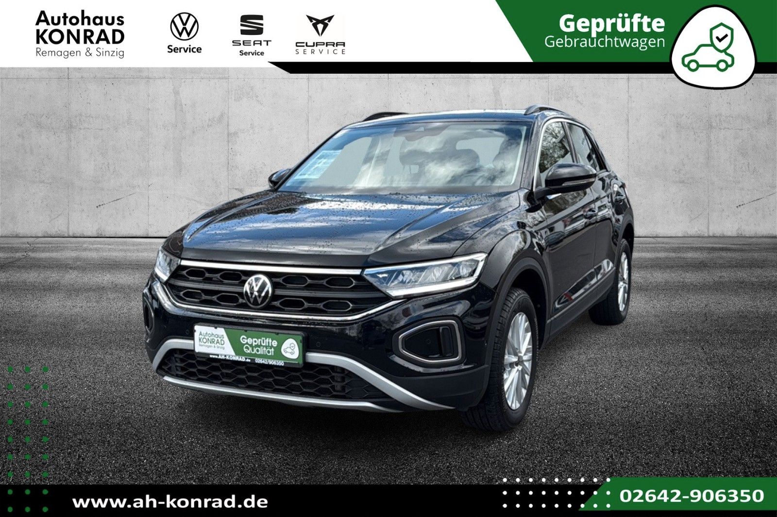 Fahrzeugabbildung Volkswagen T-Roc 1.0 TSI Life+App Connect+Digital Cockpit