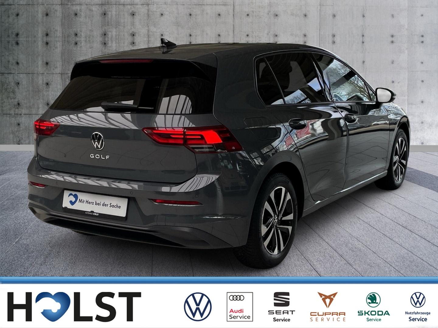 Volkswagen Golf VIII 1.5TSI United StdHZ ACC LED GJR, миниатюра 4