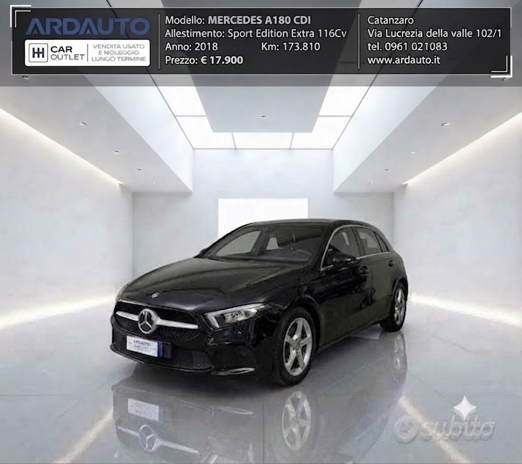 Mercedes-Benz Mercedes A 180 Cdi Sport Edition Extra