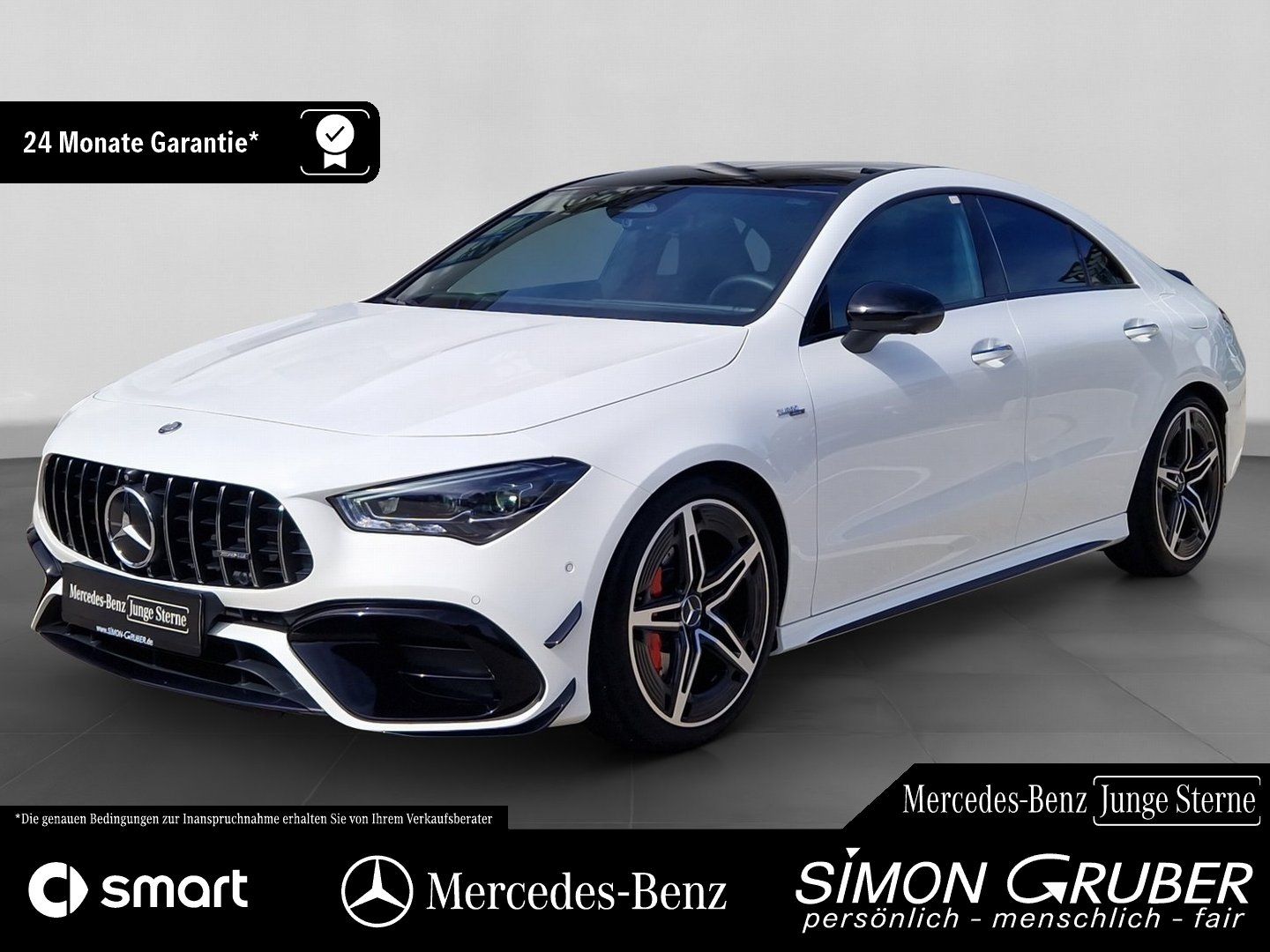 Fahrzeugabbildung Mercedes-Benz CLA 45 S 4M AMG Aero Burm Pano MBeam 360 drivers