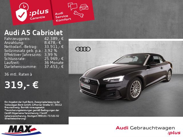 Audi A5 Cabriolet 35 TFSI +MATRIX-LED+AHK+VC+SITZHZG+