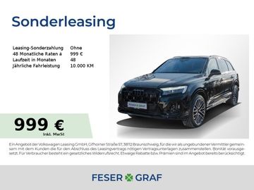 Audi Leasingangebot: Audi Q7 SUV 60 TFSIe S line quattro AKTIONSFAHRZEUG