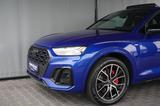 Audi Q5 55 TFSI e qu. S line PanoLuft Matrix AHK ACC  - Audi Q5 mit Hybrid-Antrieb: Blau, Schiebedach