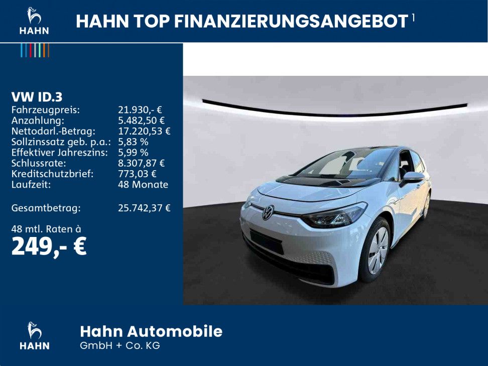 Volkswagen ID.3 Pro AHK LED Nav MFL APP Sitzhzg Climatr DAB imagem 2