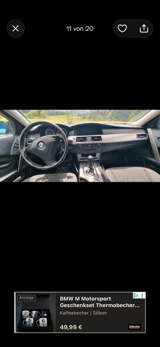 BMW 525 2004 — interior