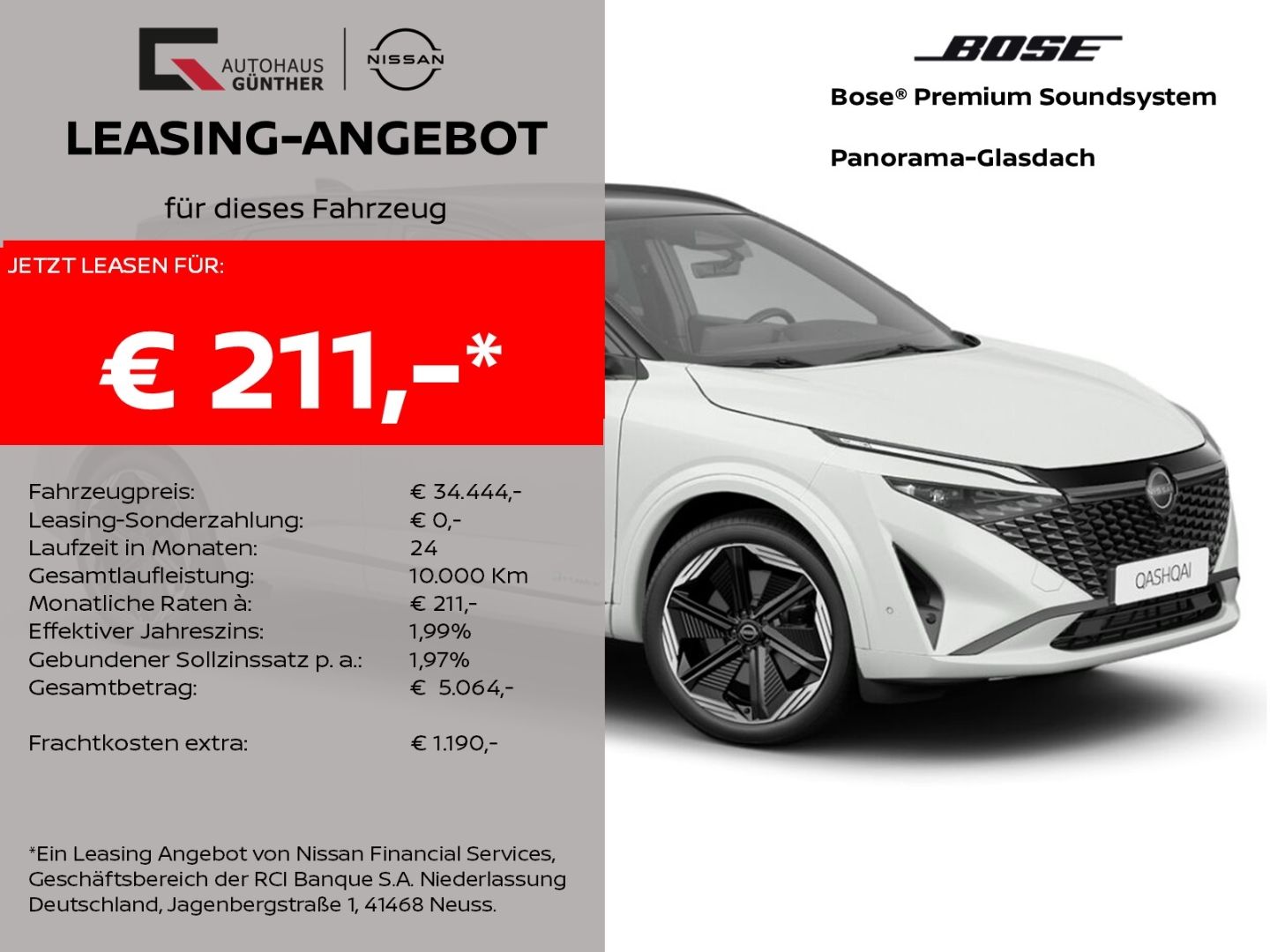 Nissan Qashqai N-DESIGN Autom. Winter/PGD/Bose/360°