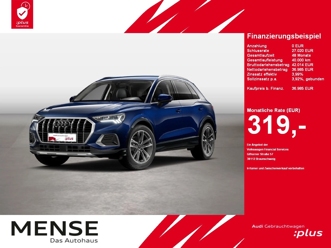 Audi Q3 35 TDI S tronic advanced ACC LED Navi Kamera