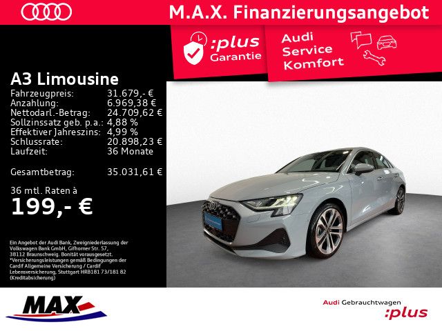 A3 Limousine 30 TFSI S TRONIC LED+NAV+AHK+KAMERA