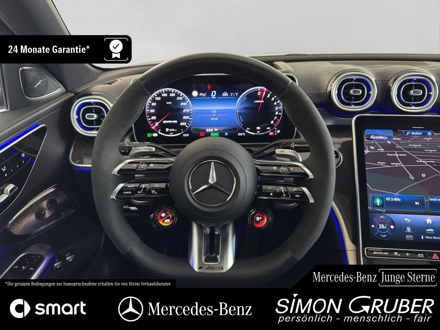 Fahrzeugabbildung Mercedes-Benz C 63 T SE Performance Aero Driver HUD Burm Pano