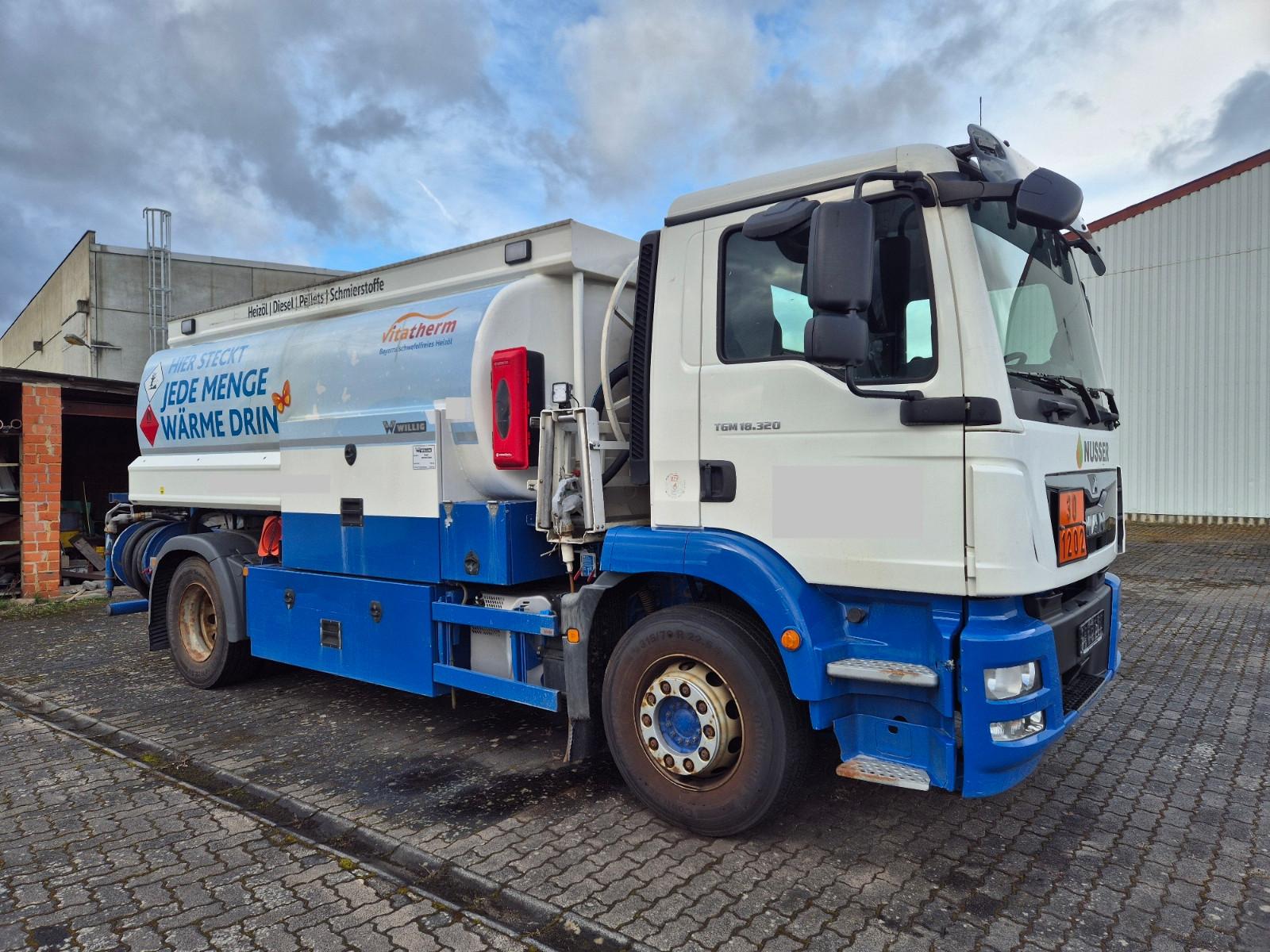 MAN TGM 18.320 Tankfahrzeug für Diesel und Heizöl