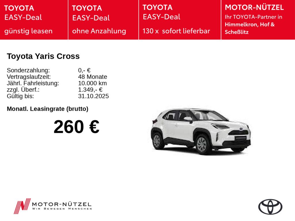 Toyota Yaris Cross Comfort - PRIVATKUNDENANGEBOT