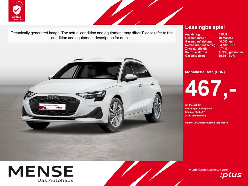 A3 Sportback 40 TFSI e S tronic Standhzg|ACC|LED