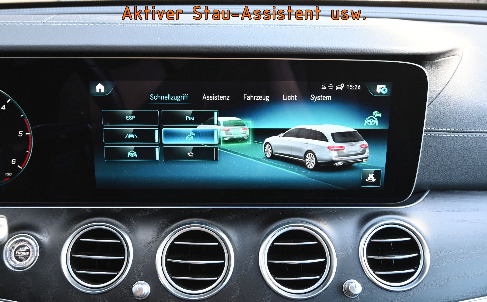 Fahrzeugabbildung Mercedes-Benz E 400 d 4M. T °ACC°AHK°AIRMATIC°MEMO°STHZG°360°