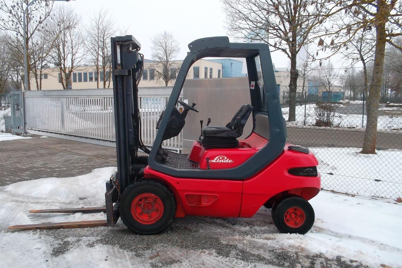 Linde H25D+Freihubmast/Seitenschieber/Zusatzhydr