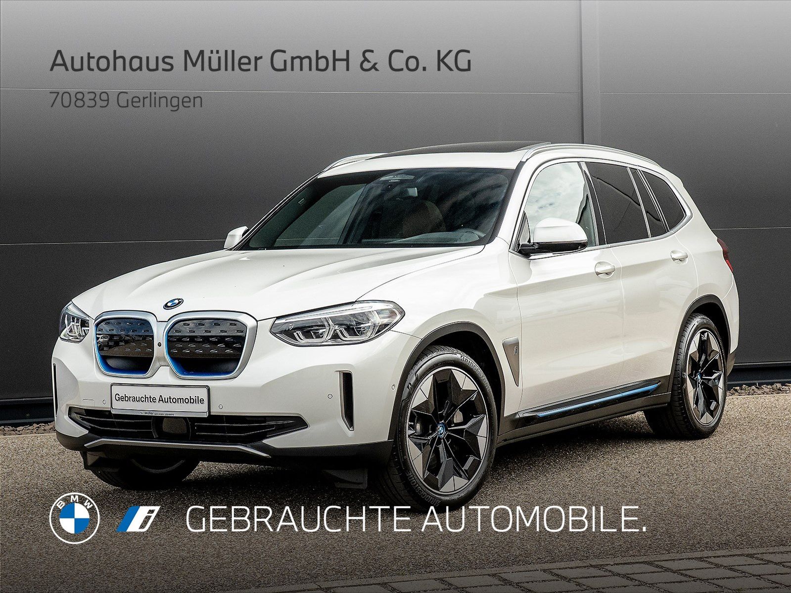 BMW iX3 Impressive HUD AHK 360° Sportsitz ACC 1VB