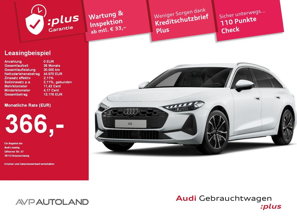 A5 Avant 2.0 TDI S tronic | NAVI | LED | PDC |