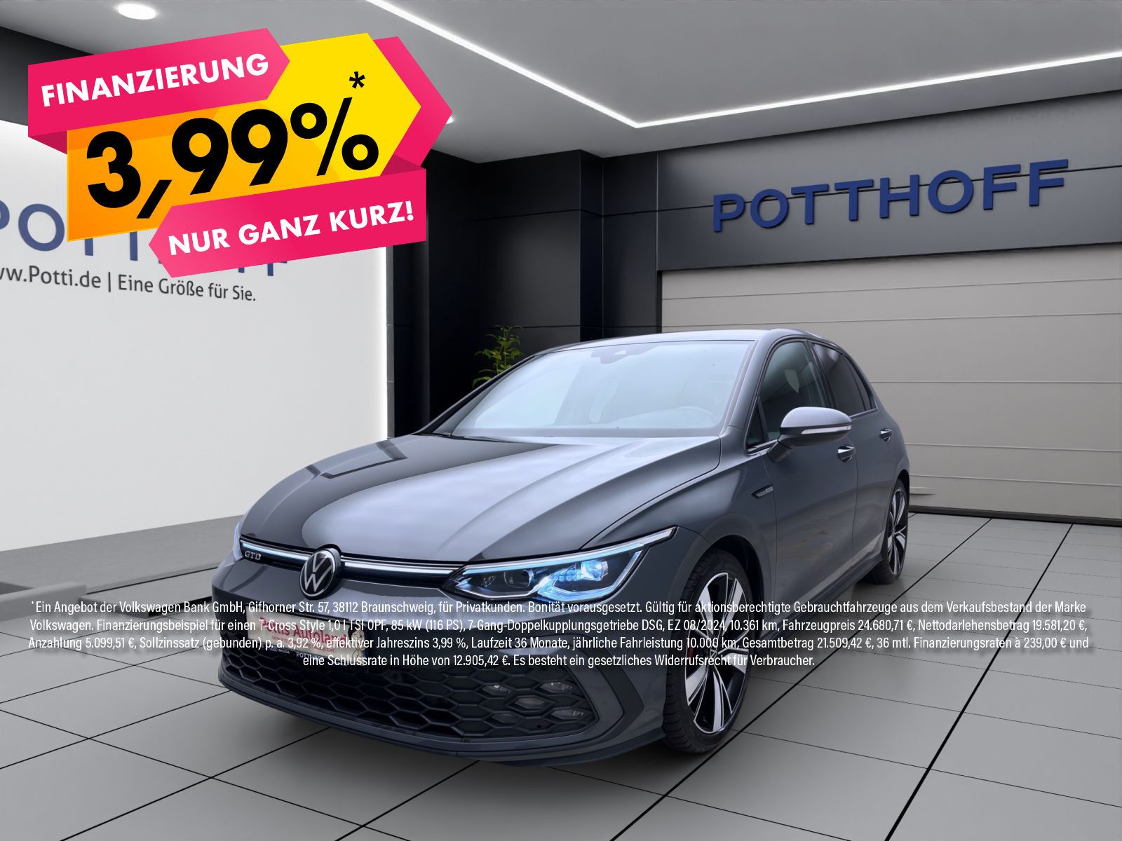 Volkswagen Golf GTD NAVI KAMERA ACC PDC LED+