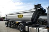 Meiller 2-achs, 25m³ Stahlmulde mit Elektr- Schiebeplane