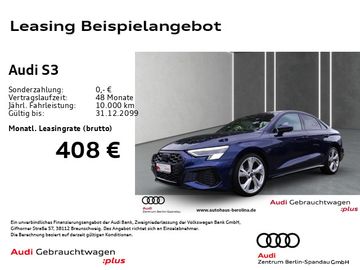 Audi Leasingangebot: Audi S3 Lim. *MATRIX*B&O*NAV+*Opt.-Schwarz+*R-CAM*