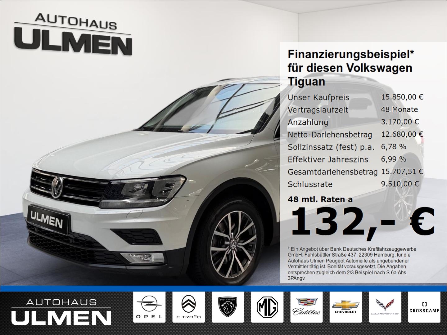 Volkswagen Tiguan Comfortline  Standheizung PDC Bluetooth