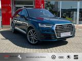 Audi Q7 50 TDI S-Line BOSE AHK+PANO+LUFT+HeadUP+MATRX - blaue Audi Q7