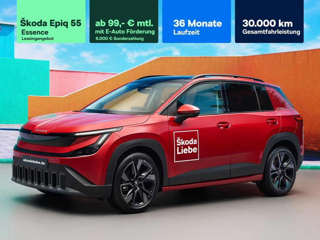 Skoda EPIQ 55 ESSENCE AB 99€ MTL.RATE E-PRÄMIE SICHERN