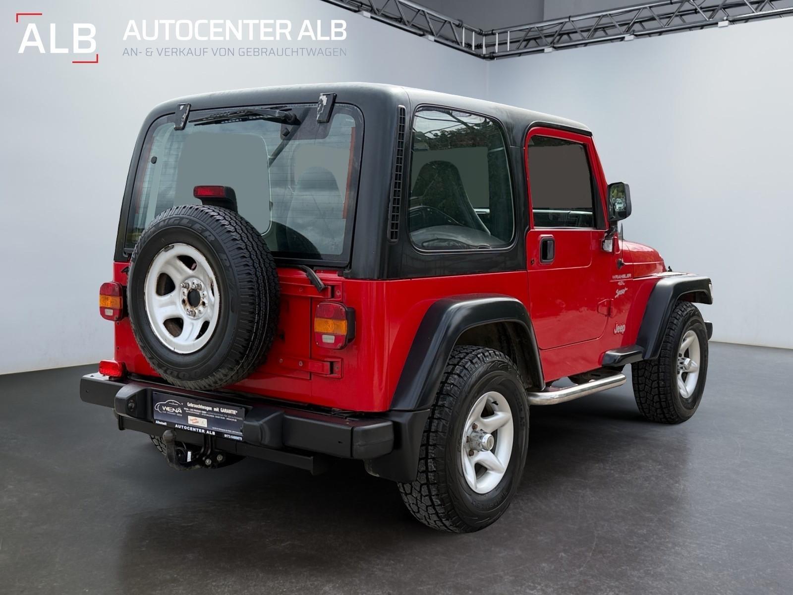 JEEP WRANGLER 4.0 SAHARA SPORT 177CH - 4X4 - CONTRÔLE TECHNIQUE NEUF - BVM