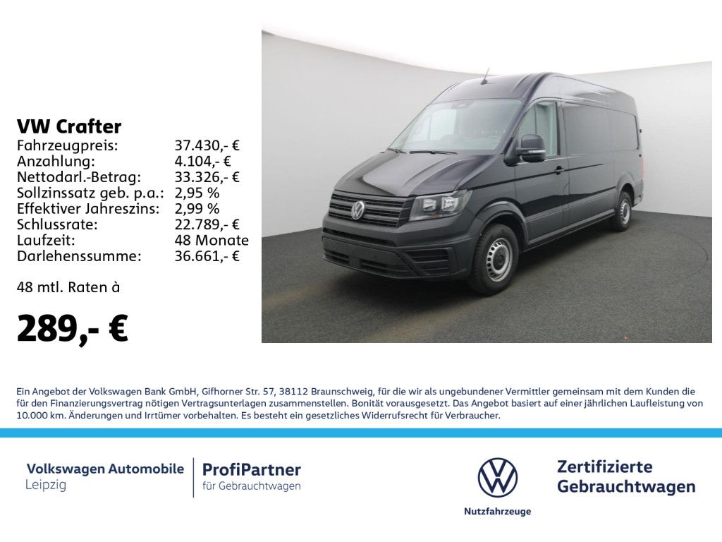 Volkswagen Crafter 35 MR HD *PDC*Kamera*vorb.AHK*SHZ*APP