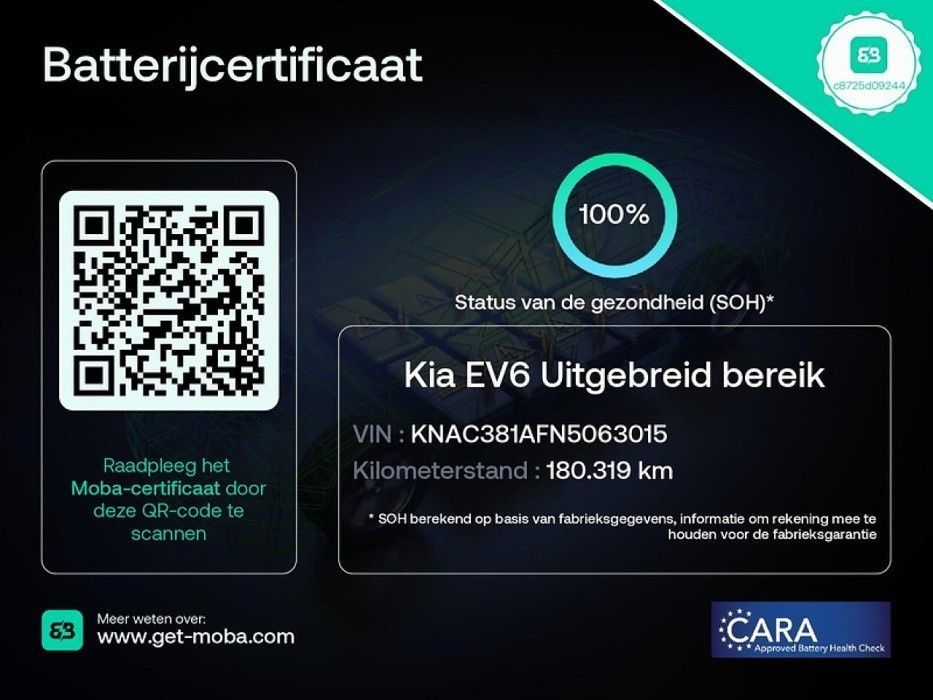 Kia EV6 Plus 77.4 kWh -SOH100%-LEER-TREKHAAK-CAM-ECC imagem 3