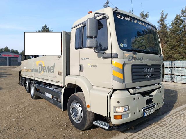 MAN TGA 26.360 6x2 manual blatt/luft