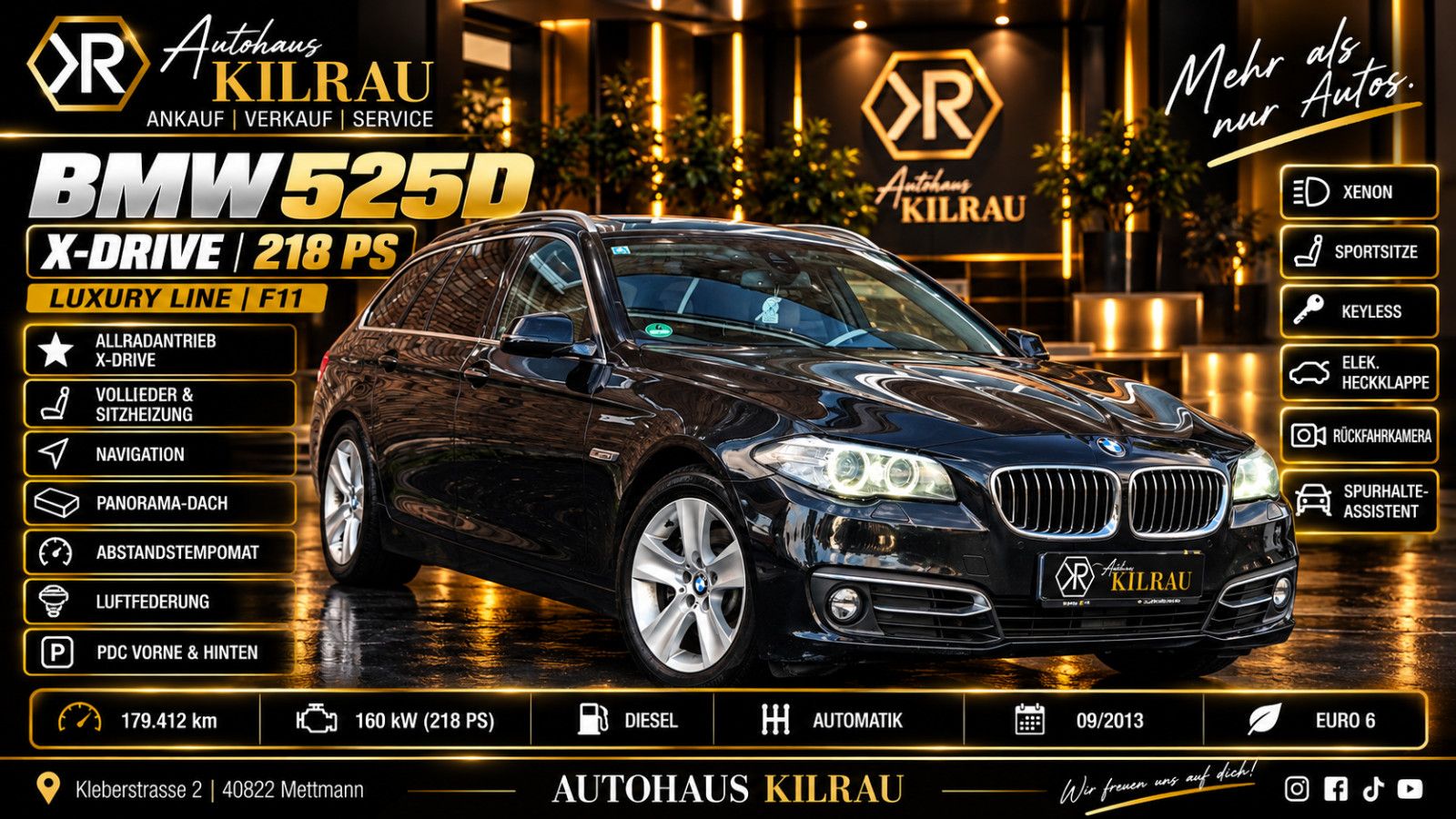 BMW 525 F11 5 Touring 525 d xDrive Luxury Line
