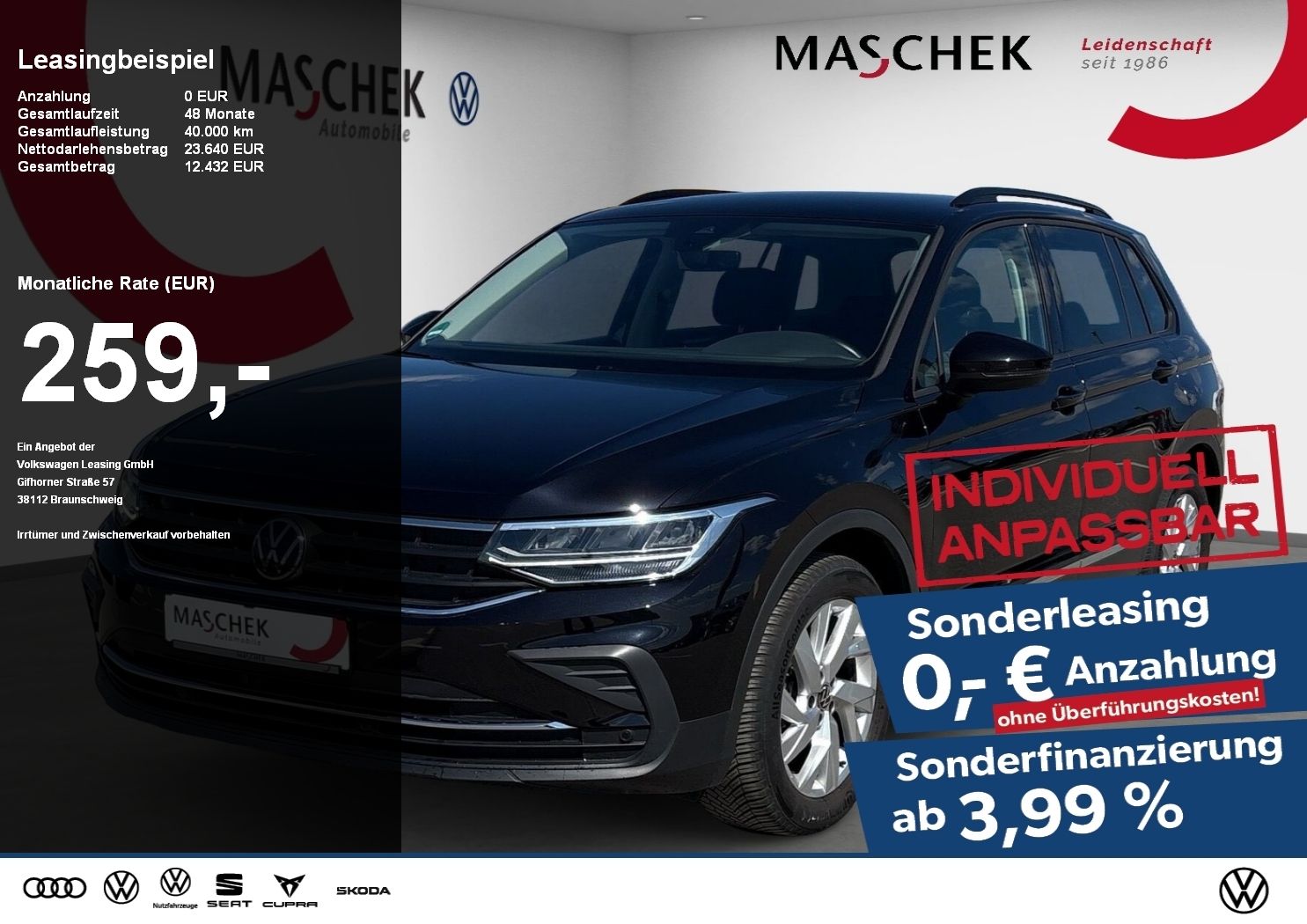 Volkswagen Tiguan 1.5 TSI Keyless LED Spurh. PDC ACC AUT LE