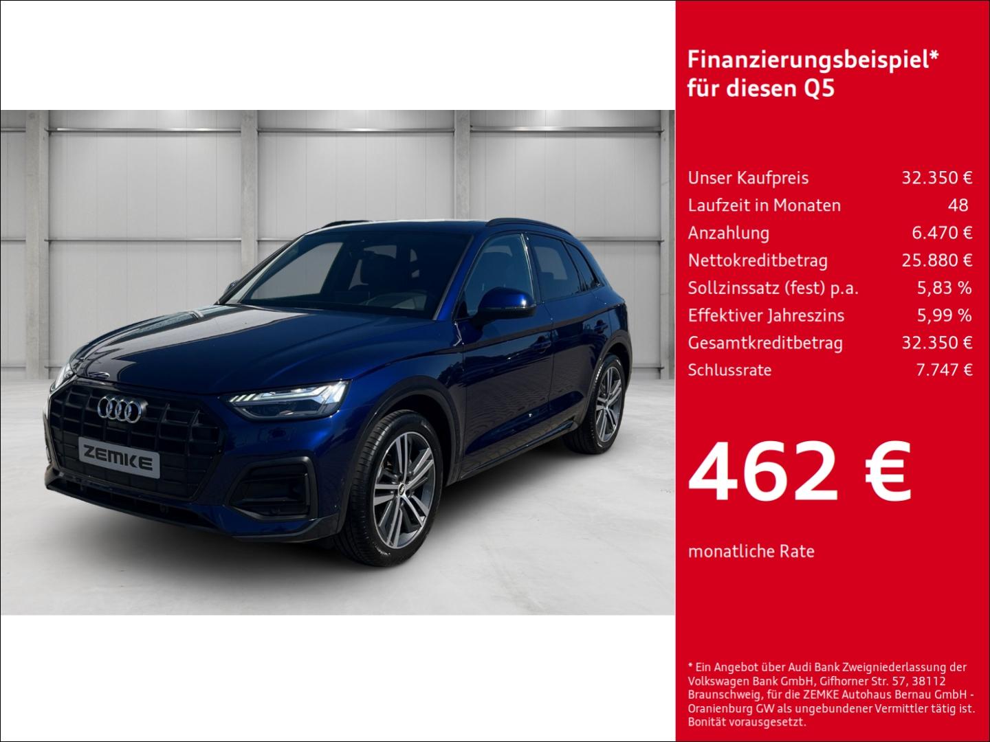 Audi Q5 35 TDI advanced HUD StandHZG AHK-klappbar El.