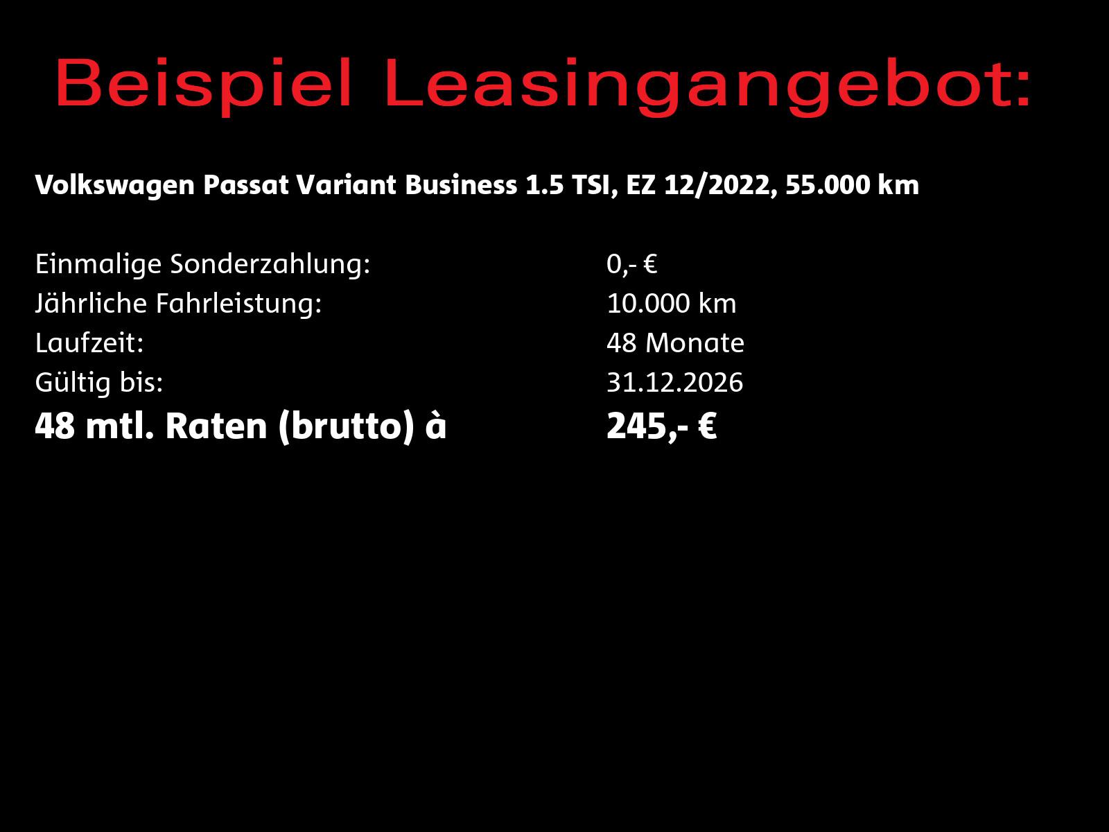 Volkswagen Passat Variant Business 1.5 TSI DSG / Navi, AHK