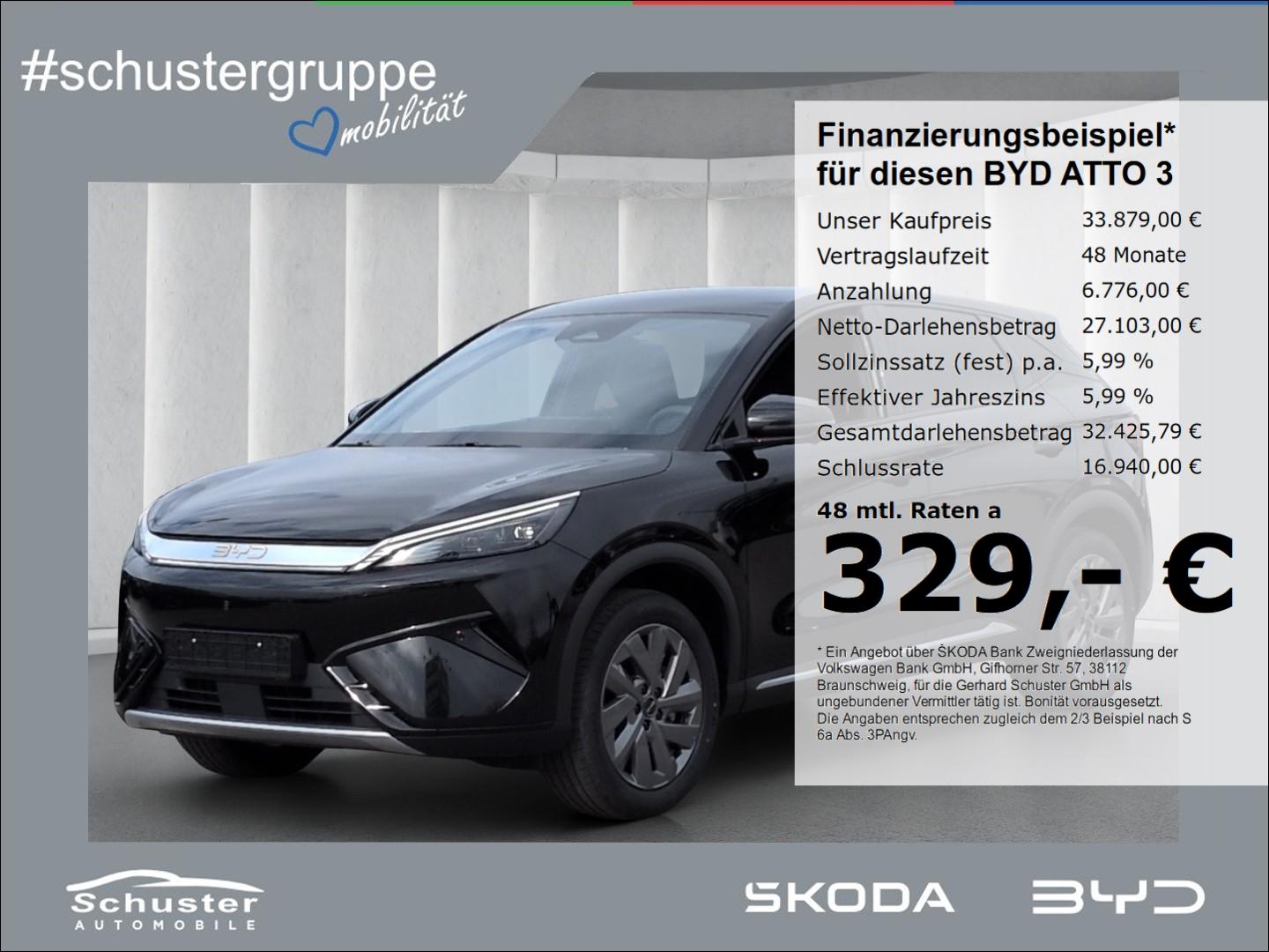 BYD Atto 3 EVO Design*Sitzbelüft 360°Kam ACC Leder
