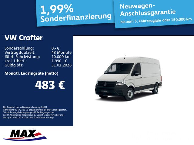 Volkswagen Crafter 35 Kasten HD 130 kW EUPE 77.300*DSG*LED*