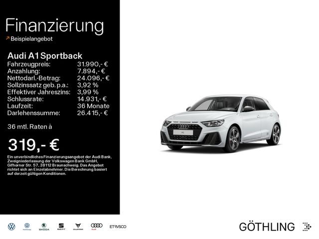 Audi A1 Sportback 40 TFSI S line S tro*LED*Virtual*Sm