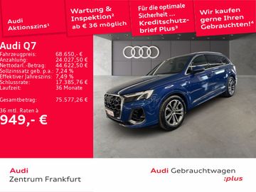 Audi Leasingangebot: Audi Q7 55 TFSI quattro tiptronic S line Matrix-LED a