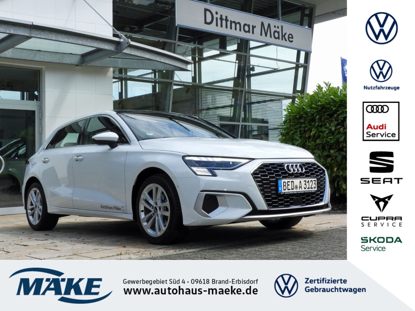 A3 Sportback advanced 35 TFSI S-tronic Matrix Pa