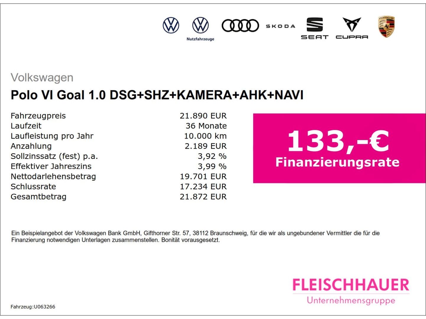 Volkswagen Polo VI Goal 1.0 DSG SHZ KAMERA AHK NAVI foto 3
