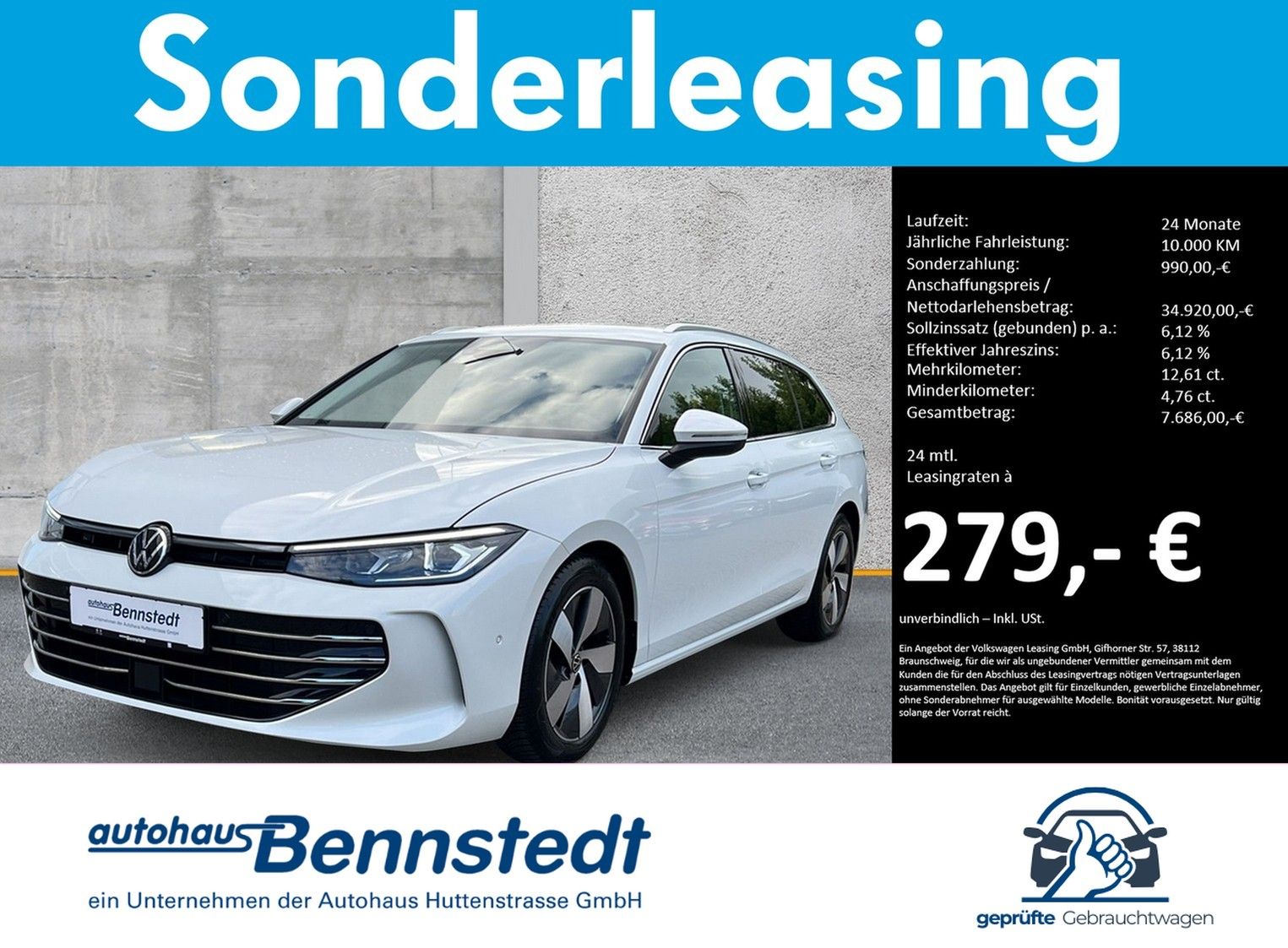Volkswagen Passat Variant 2.0 TDI DSG Elegance MATRIX AHK