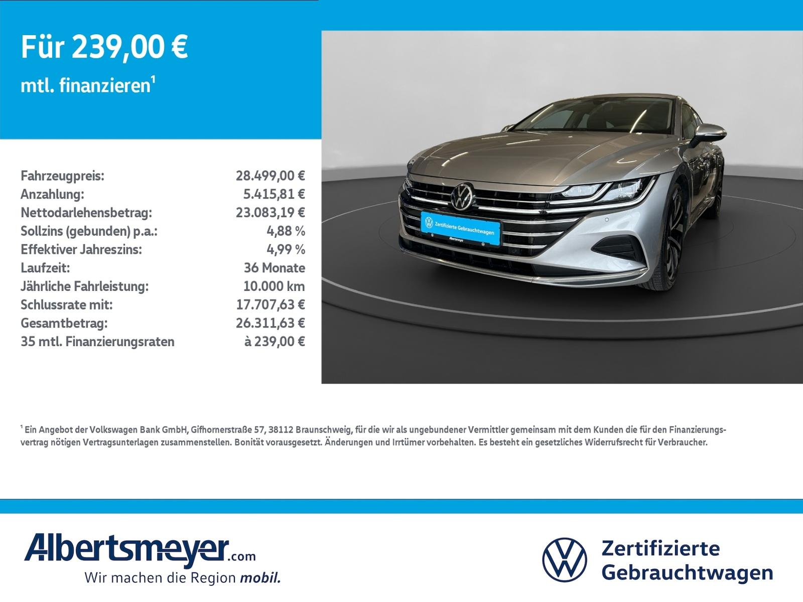 Volkswagen Arteon Shootingbrake 2.0 TDI 4Motion Elegance
