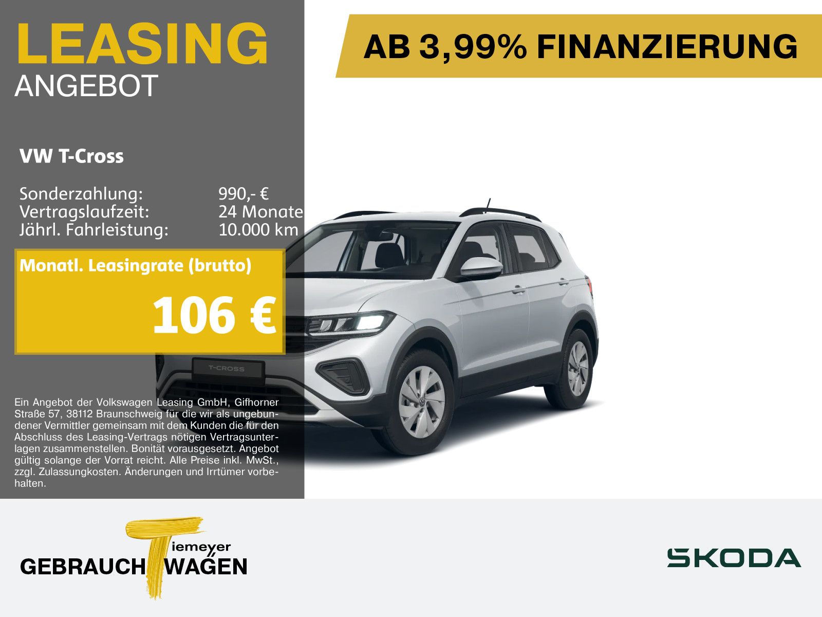 Volkswagen T-Cross 1.0 TSI LIFE NAVI ASSIST SITZH